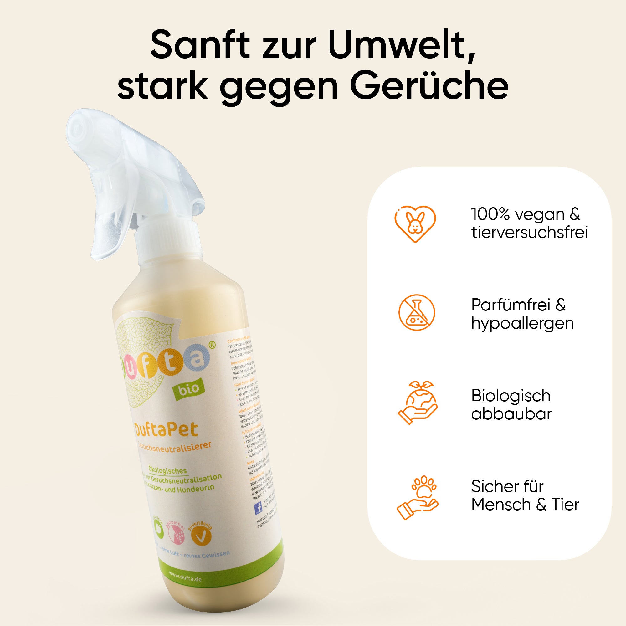 DuftaPet 500ml Geruchsneutralisierer
